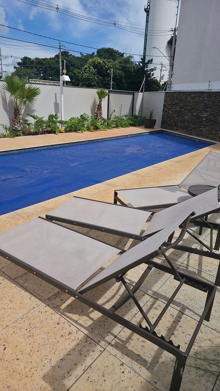 Apartamento completo com 2 quartos, ao lado do Shopping e US